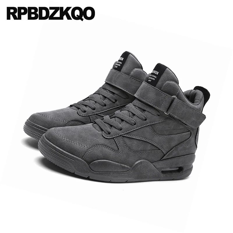 Кроссовки мужские кожаные на платформе Повседневные Легкие Сникерсы для