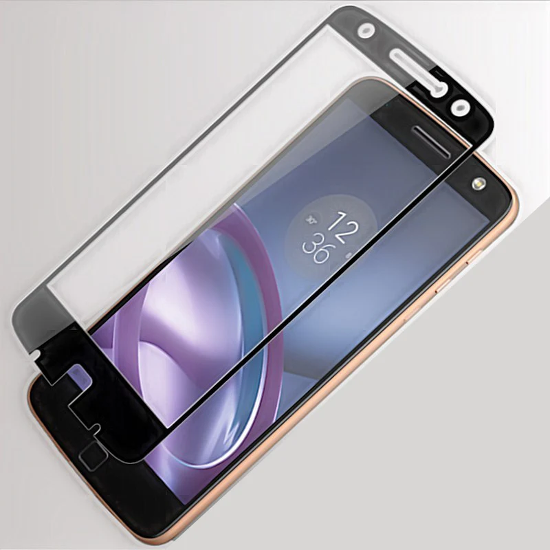 2 шт. 9H полная Защита экрана для Moto Z2 Force полное покрытие защитная пленка