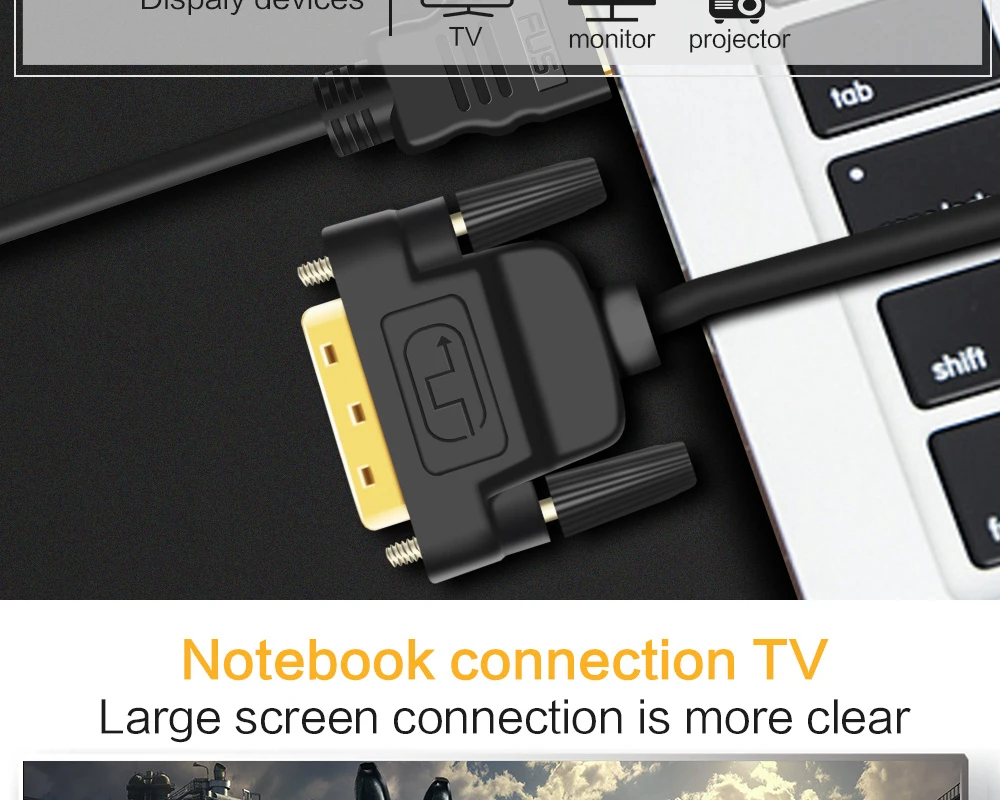 HDMI к DVI 24+ 1 штыревой адаптер Male to Female 3D 1080 P для LCD DVD HDTV xbox Высокоскоростной HDMI кабель 1 м 2 м 3 м 5 м