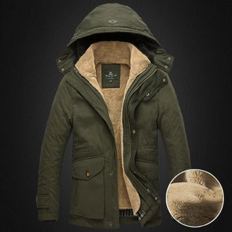 Новые зимние плотные теплые куртки для мужчин толстая флисовая куртка 2018