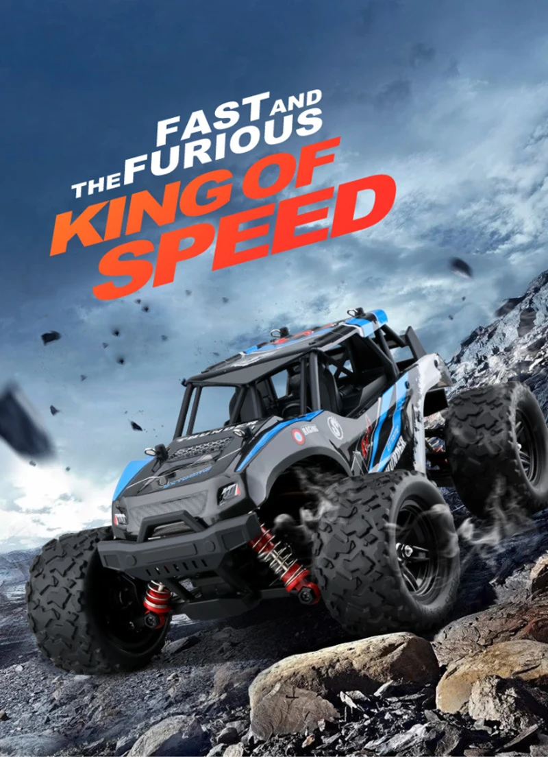 Rc автомобиль 1:16 часовая скорость 36 км четырехколесный привод восхождение Внедорожный гоночный сплав соотношение материалов рулевое дифференциал управление 4wd rc радиоуправляемые машины машина на радиоуправлении
