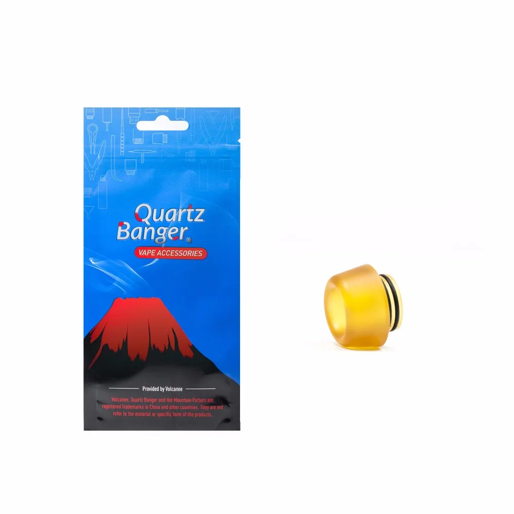 Quartz Banger PEI Gold Drip Tip for V8 V12 and 810 Atomizer Electronic Cigarettes Vaporizer Mouthpiece (2pcs/lot) |