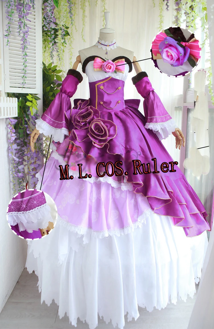 Нарядные вечерние платья Love Live! Nozomi Tojo костюм для косплея LoveLive! Бальное платье
