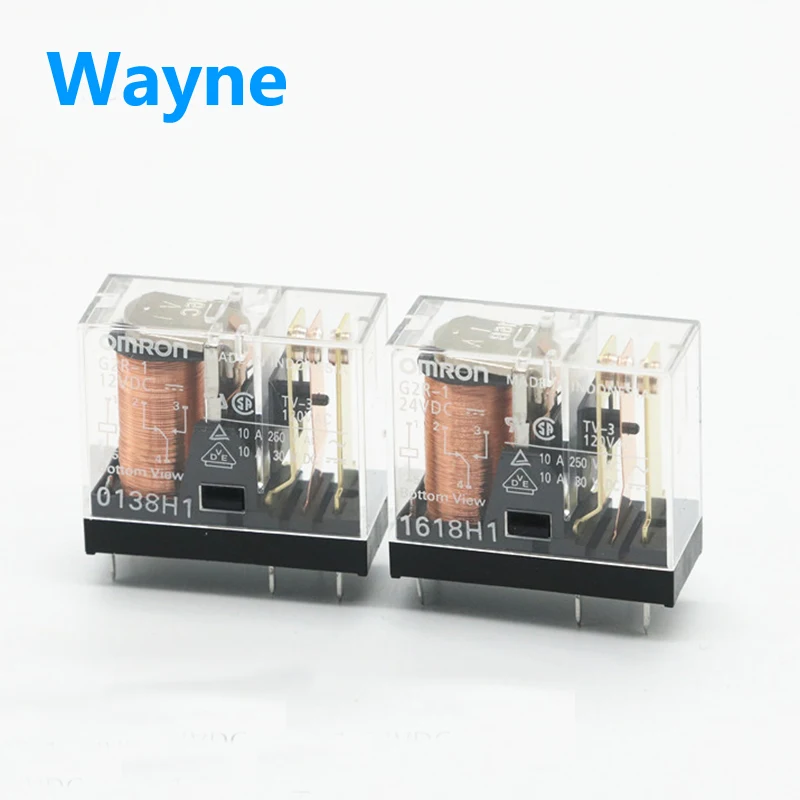 Мощность реле G2R 1 12vDC 24vDC 10A 5 pins оригинальный DC12V DC24V без/NC и 5vDC|Запасные части| |
