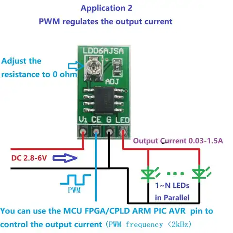 Светодиодный драйвер постоянного тока 3,3 В, 3,7 в, 5 В, 30-18650 мА, регулируемая электронная плата управления для USB светодиодного фонарика li-ion