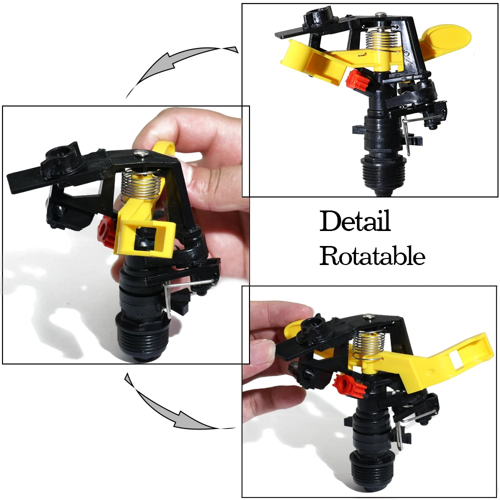 5Pcs 1/2&quot Durable Garden Sprinklers Rotating Spray Nozzle Plant Watering Drippers Sprinkler Lawn Irrigation Tools | Дом и сад