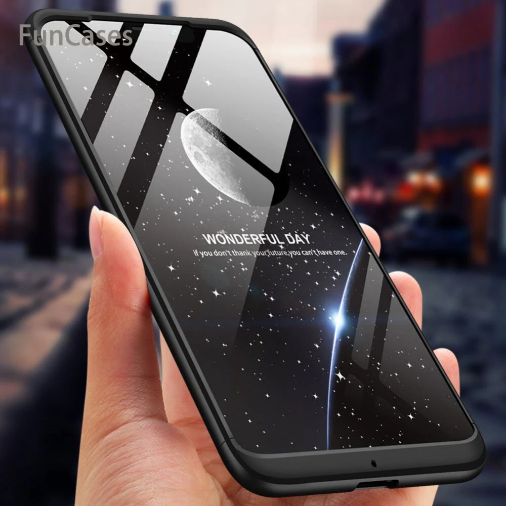 Для Xiaomi PocoPhone F1 чехол Роскошный 360 градусов полное покрытие жесткий пластик