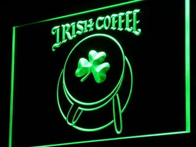 I949 Ирландская кофейная чашка магазин Shamrock Декор неосветильник световые вывески