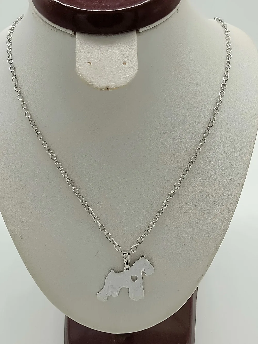 Femme Bijoux Шнауцер Цепочки и ожерелья животных Собака подвеска Pet шарма ювелирных