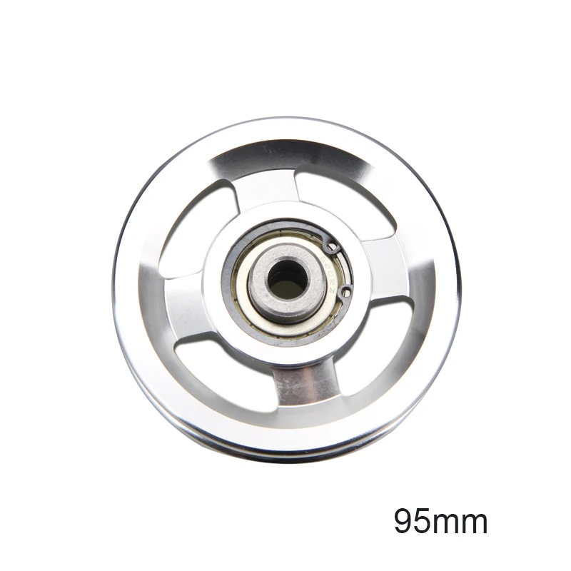 73/88/95/110/114mm Aluminum Bearing Pulley Wheel Cable Gym Fitness Equipment Parts Wearproof Tool | Спорт и развлечения