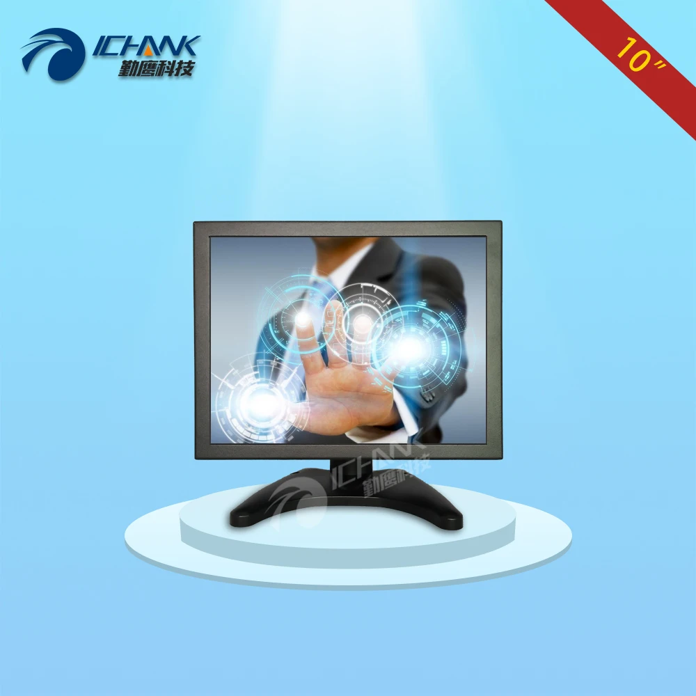 B100TC-ABHUV/1" 800x600 4:3 HDMI VGA USB сигнал металлический корпус промышленный анти-помех четырехпроводной, высокого сопротивления сенсорный ЖК-монитор