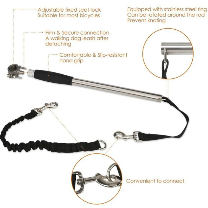 Поводок для собаки поводок велосипеда собаки|bike leash|dog bike leashbelt pet |