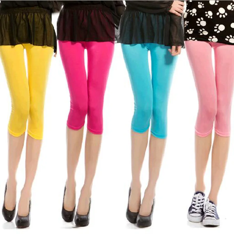 1 шт. 2018 Новый Карамельный цвет Ice Silk карандаш брюки летние женские брендовые