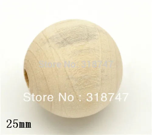 Size 9 25mm 12pcs Lucia ремесла много размеров Вариант натурального круглого дерева разделитель Бусины Подходит для браслета ожерелье E1301 - Цвет: Size 9 25mm 12pcs