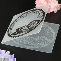 ylef037 butterfly plastic embossing folder for scrapbook stencils diy album cards making decoration template mold 10 514 5cm