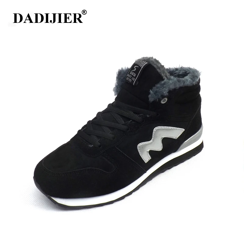 

DADIJIER New Fashion Men Snow Boots Plush Super Warm Boots Men boots Work Shoes Outdoor Sneakers lover Winter shoes ST229