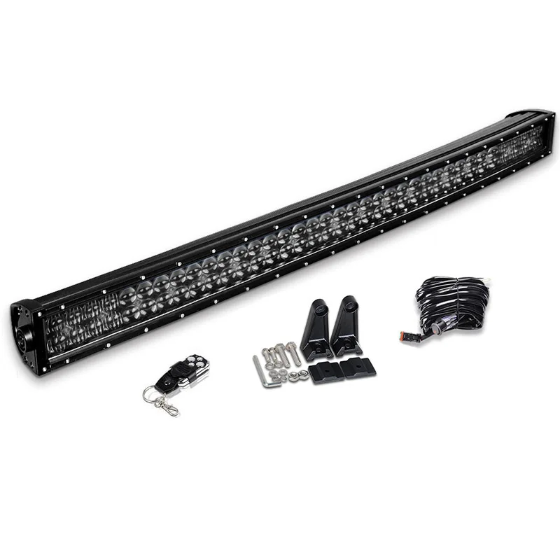 400W and remote 5D 22 32 42 дюймов прямые синтетические волосы внедорожный светодиодный светильник бар 200W 300W 400W комбо луча СВЕТОДИОДНЫЙ светильник для джип автомобиль грузовик 4x4 ATV 4WD внедорожник - Цвет: 400W and remote