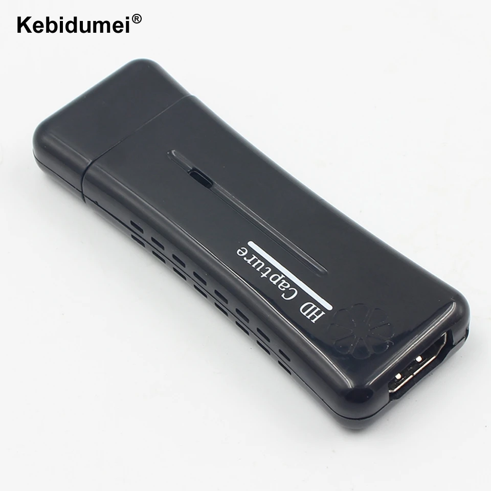 Kebidumei Mini USB2.0 порт видеозахвата HD 1 способ HDMI 1080P видео Конвертация карты для ПК Sup порт s для Windows XP/Vista/7/8/10