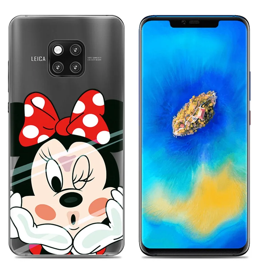 Чехол для телефона huawei mate 20 Pro 6 39-дюймов силиконовый мягкие Мультяшные из ТПУ