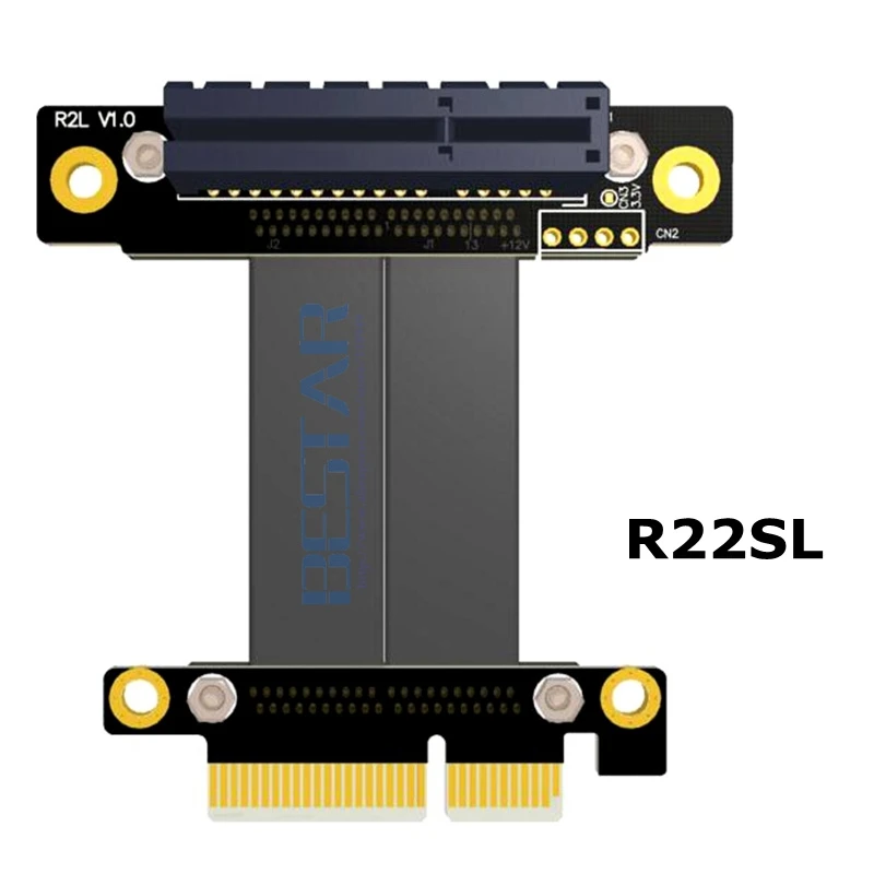 Riser PCI E 3 0 pcie 4x male к x4 4 pcie3.0 female левый Gen3.0 Express card graphics кабельный удлинитель|pcie 4x|riser