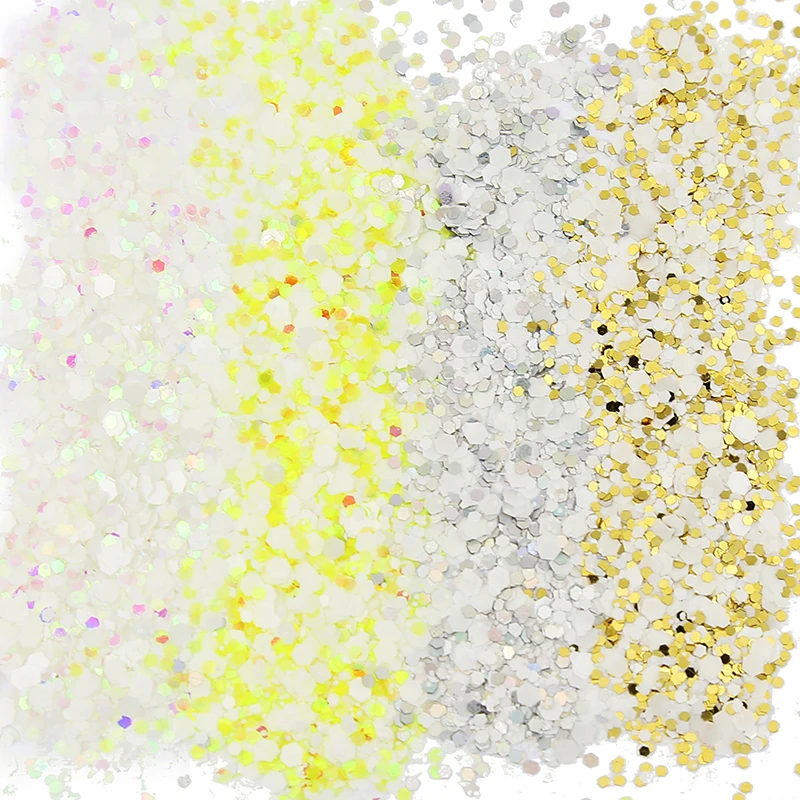 1 шт. 3D Блестящий дизайн ногтей акриловый 4 вида цветов для выбора формы снежинок