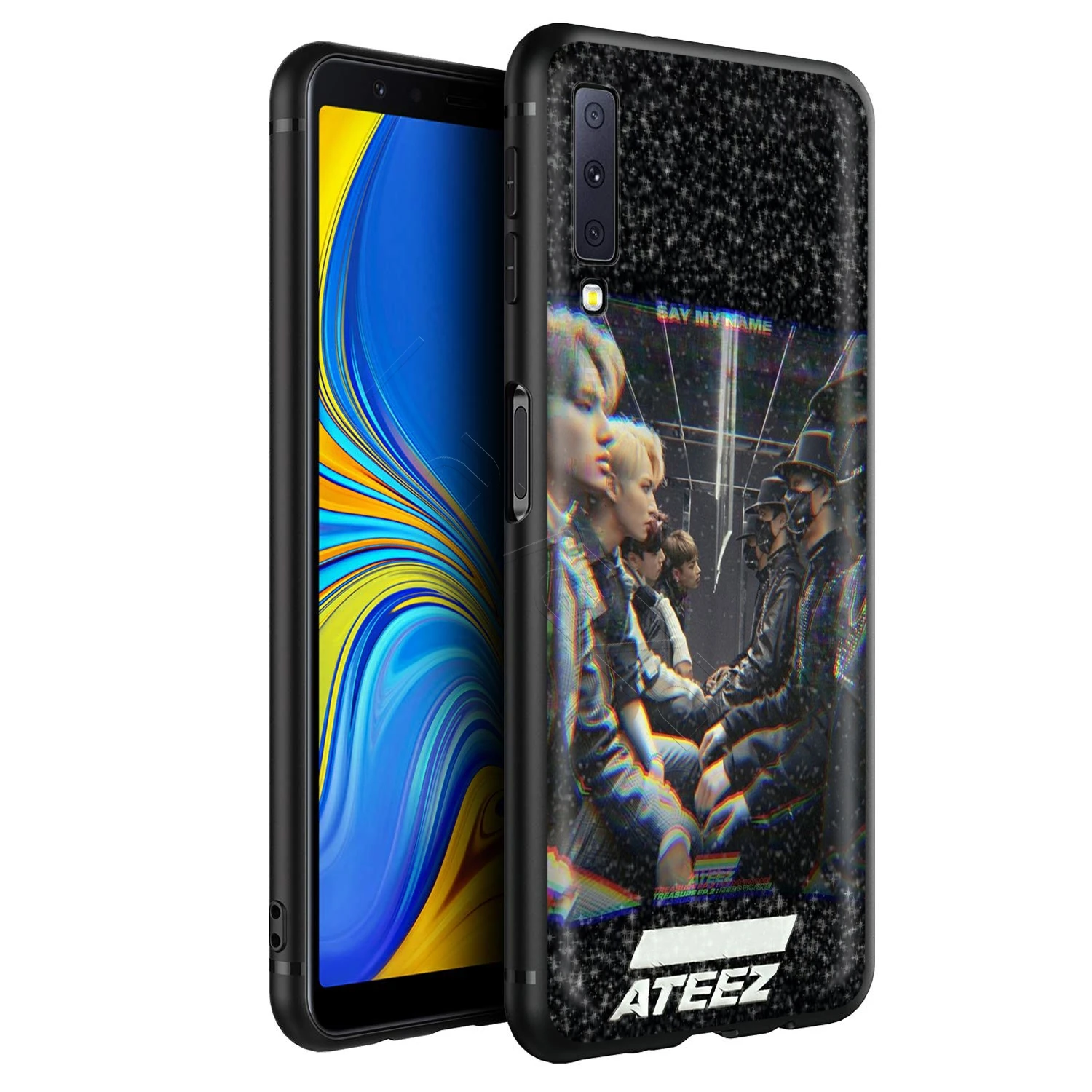 Чехол ATEEZ HongJoong SeongHWA для Samsung Galaxy S20 S10 S9 S8 S7 S6 Plus Note 9 8 M30 M20 M10 Edge Lite Ultra|Бамперы| |