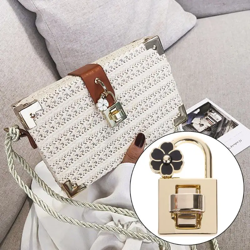 

1 Pc Metal Clasp Turn Lock Twist Locks for DIY Handbag Craft Bag Purse Hardware Accessories New Fashion Design