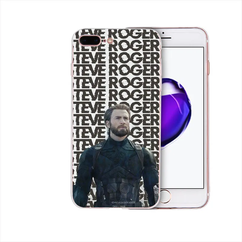 Криса Эванса Марвел Капитан Америка мягкий чехол для iPhone X чехол для телефона XS max XR 6plus 6s 6 Coque 5 5S SE 7 8 8plus 7plus Funda - Цвет: case 13