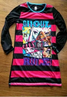 Новый Лидер продаж 2016 года Монстры средней школы Платье для маленьких девочек