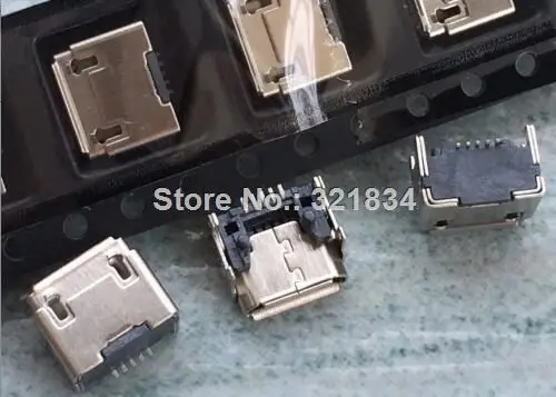 10 шт. разъем для зарядки Micro USB 5 контактов тип B|connector usb|connector chargeconnector pin |