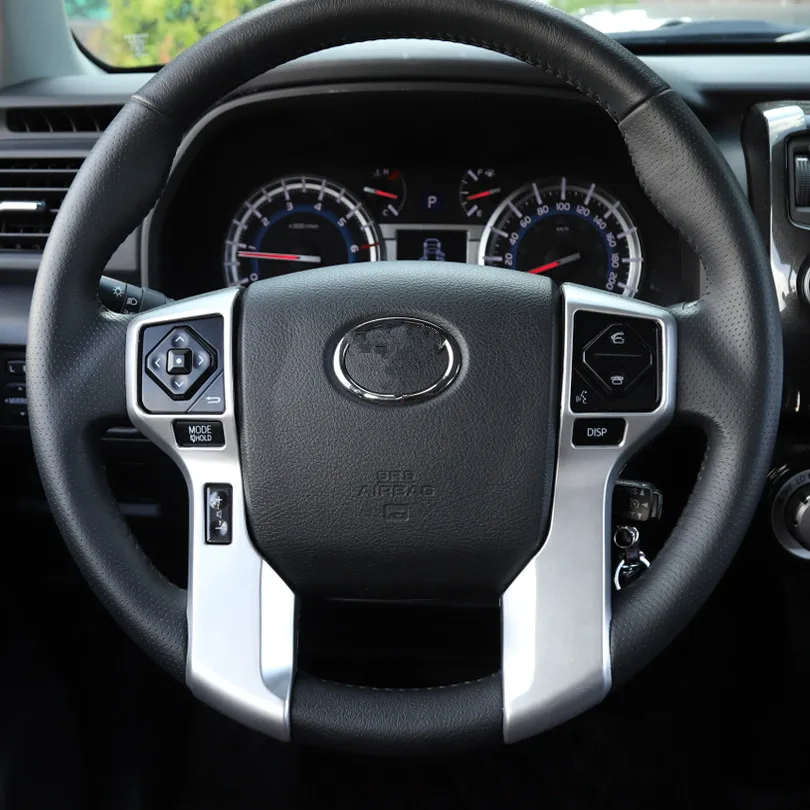 YAQUICKA подходит для Toyota 4runner 2010 вверх чехол на рулевое колесо отделка автомобильные