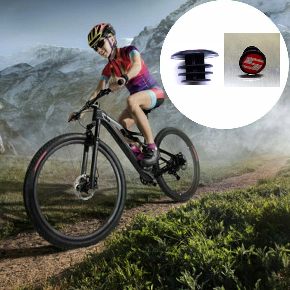 1 пара MTB дорожный велосипедный руль торцевые заглушки крышки Пластиковая Ручка Рукоятка конец