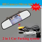 Автомобильное Зеркало с камерой заднего вида, 4,3 дюйма, TFT, ЖК-дисплей, для VW PassatSagitarTouranMultivan T5T5 Transporter