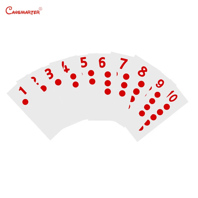 Number Puzzle Cards Монтессори карты для розовая башня коричневая лестница фракция цвет цилиндр Математические Игрушки Детские Обучающие, развивающие Проекционные карты SE007-3 - Цвет: Number Puzzle Cards