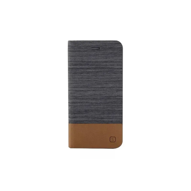 For Apple Iphone 6/6S (4.7) Linen Cowboy Gyrosigmaflip stand case anti-knock automatic pull-thin minimalist style Case |