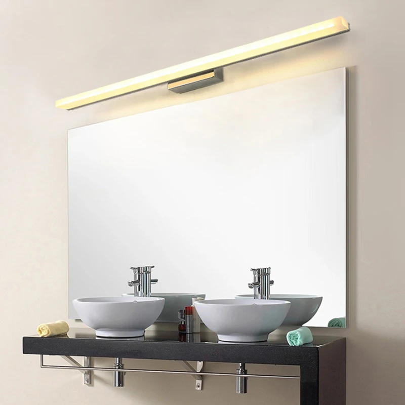 Новая акриловая светодио дный лампа Светодиодная 9 Вт 12 40 см 50 ванная комната