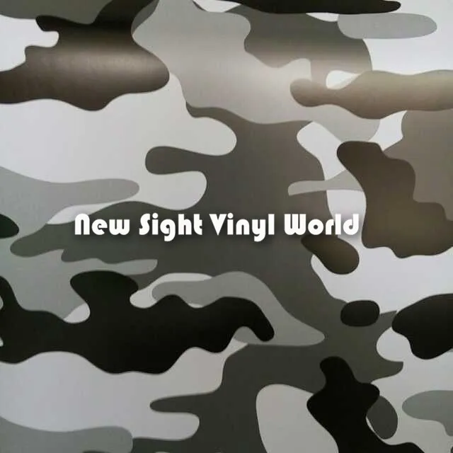 Городская Ночная камуфляжная виниловая пленка черная серая белая автомобильная