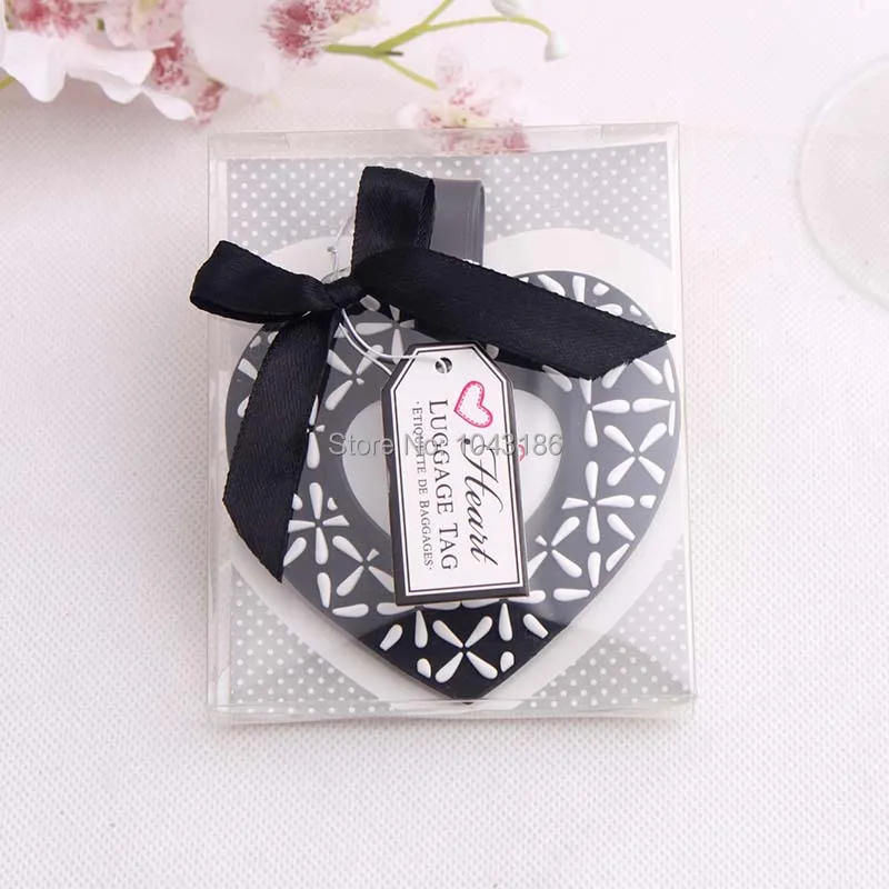 Свадебный подарок для детского душа-следуй за сердцем черно-белая багажная бирка