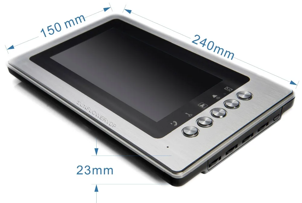 7'' Video Intercom Video Call on The Door of The Apartment Videophone 4 monitors RFID Access Outdoor Camera Electric Strike Lock