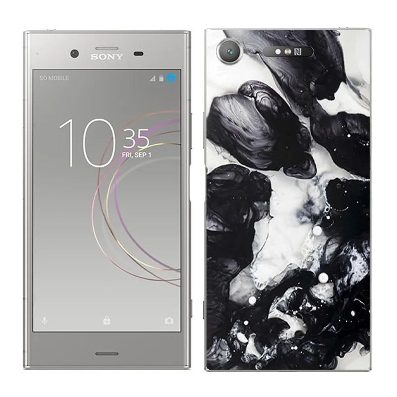 Защита для sony Xperia XZ1 5," Мягкий силиконовый чехол-накладка на заднюю панель телефона для sony Xperia XZ1 чехол s с пейзажами