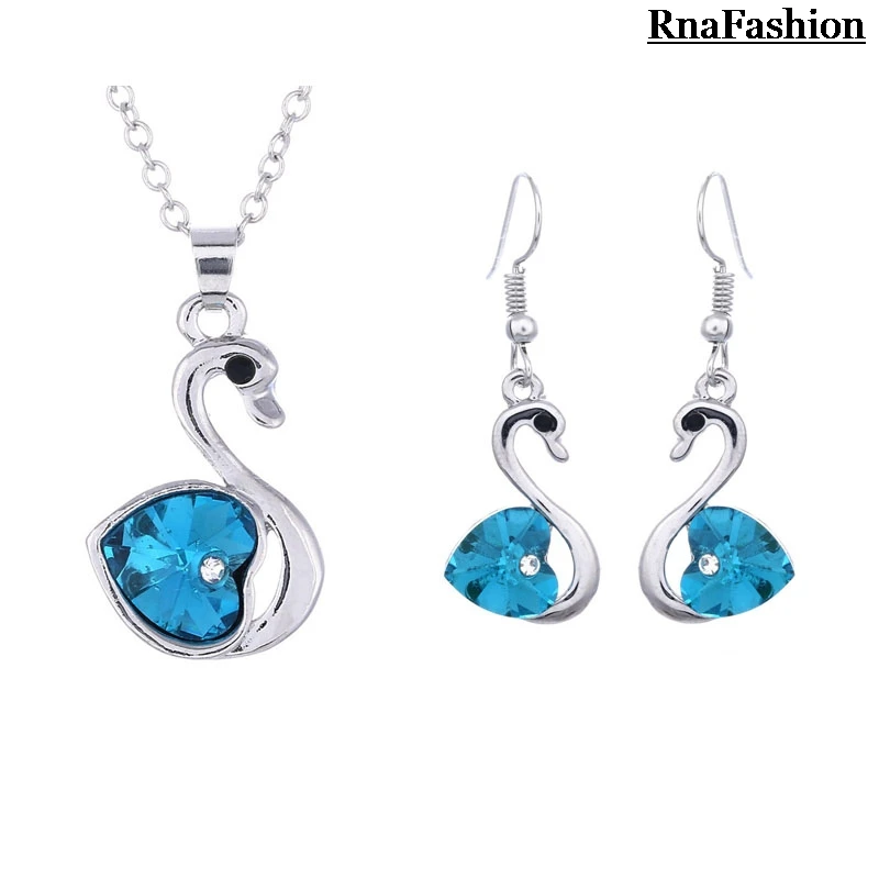 Новинка 2014 оптовая продажа Классические Подвески лебедя ожерелья висячие серьги