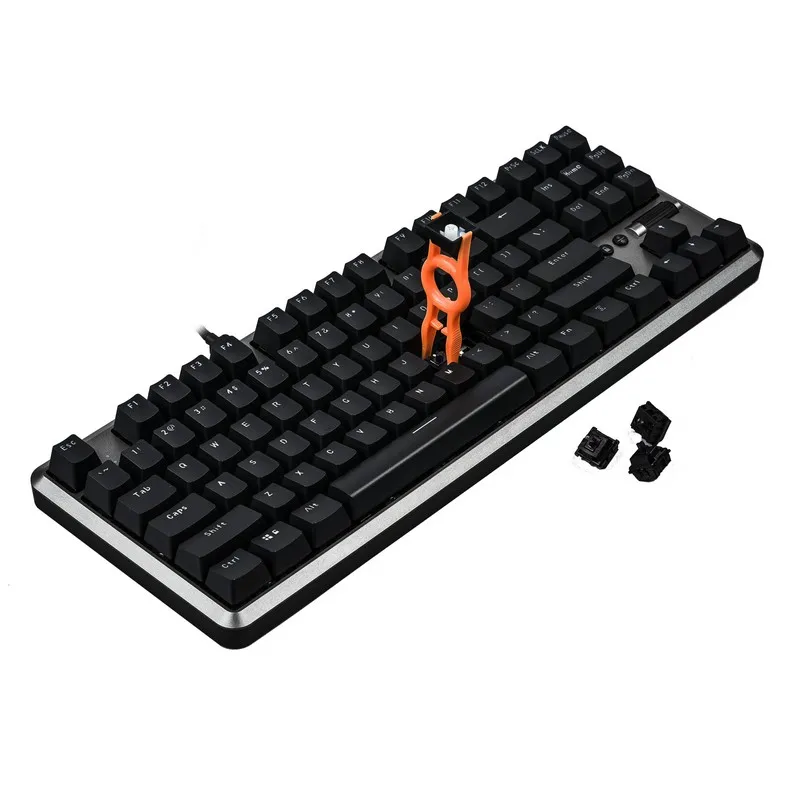 Новая! Механическая проводная клавиатура CIDOO CD702S с переключателем Blue/Red/Black для игр с RGB-подсветкой 87 клавиш для ПК и ноутбука.