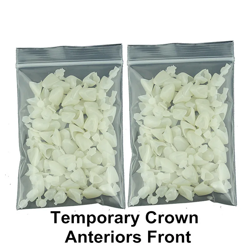 2 упаковки стоматологических материалов смешанного типа временные коронные зубы