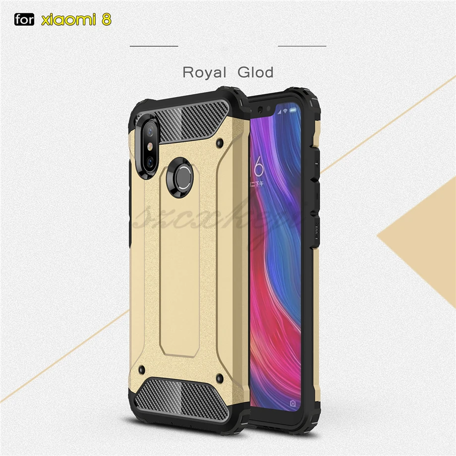 Чехол для Xiaomi mi 8 mi 8SE mi 8 Lite Diamond Armor ударопрочный гибрид жесткий и прочный резиновый чехол для Xiaomi mi 8 SE