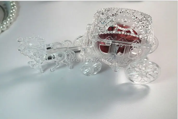 20 шт. волшебная коляска свадебные коробки прозрачная коробочка для сладостей