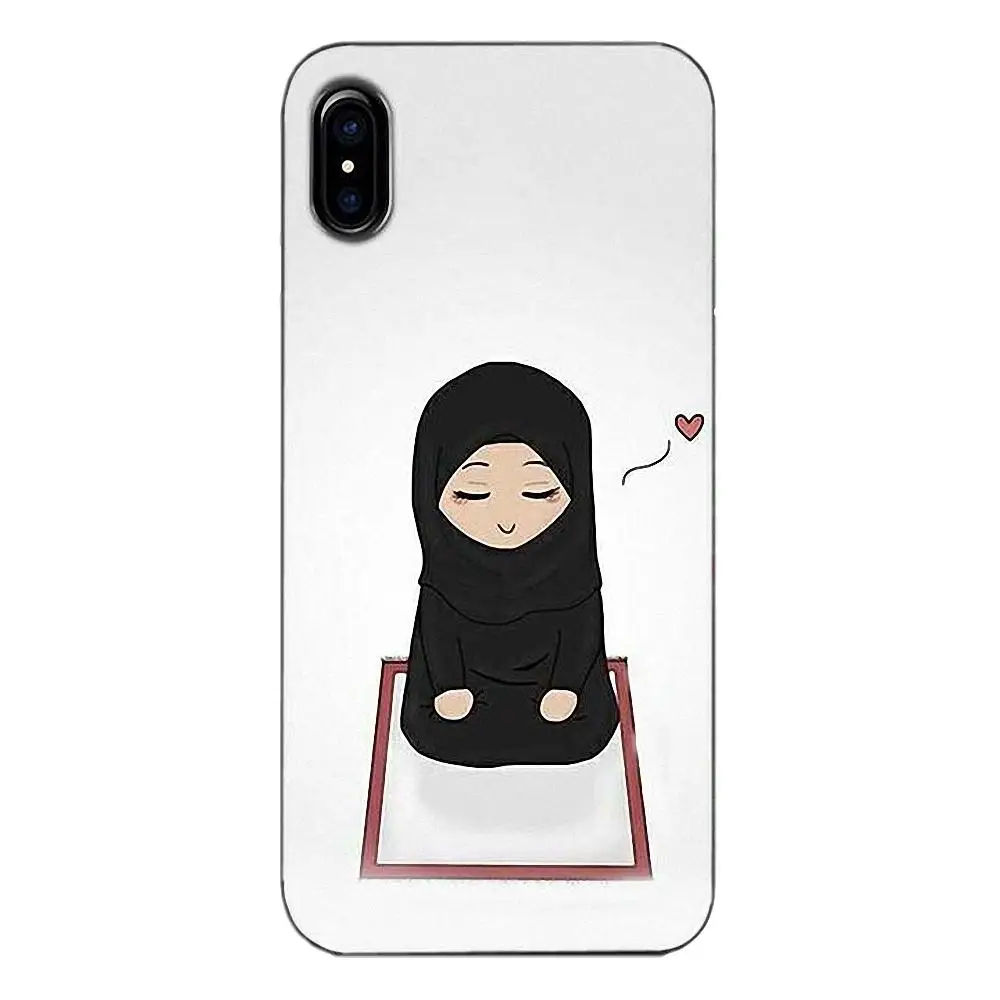 Tpwxnx хиджаб красивые мусульманские женщины ТПУ роскошь для Apple iPhone X 4 4S 5 5C 5S SE 6 6S 7 8