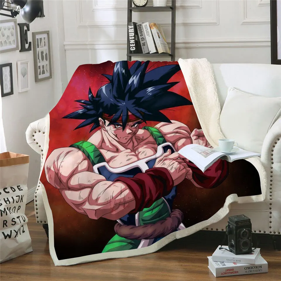 Аниме Dragon Ball победы печатных бархат Плюшевые откидное покрывало для детей обувь девочек одеяло на искусственном меху путешествия диване Стёганое одеяло крышка - Цвет: BZ124E
