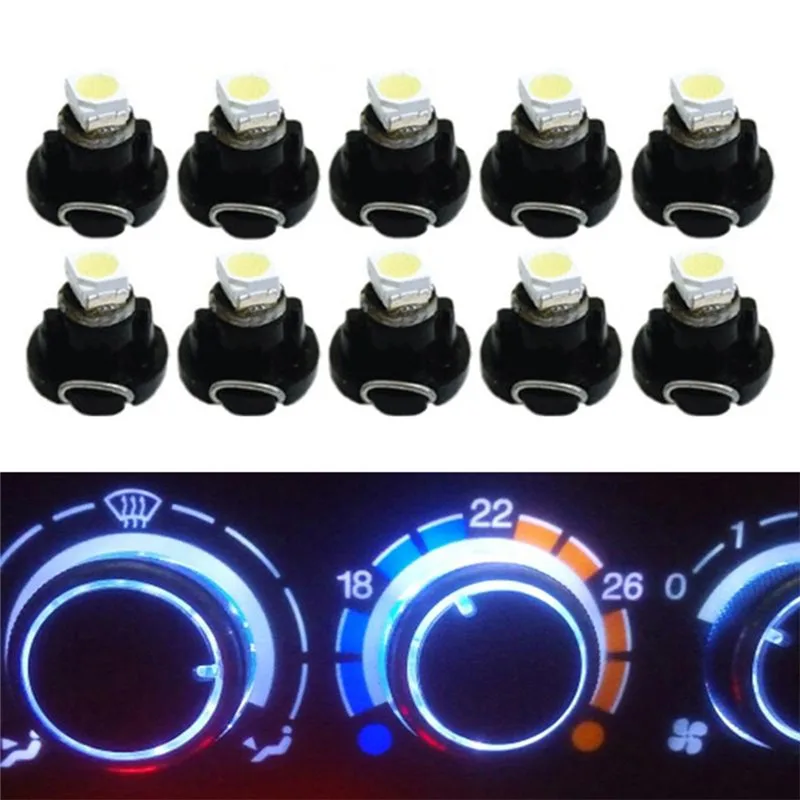 Светодиодные лампы T3 1 SMD 10 шт. клиновидные климатические датчики контрольные для