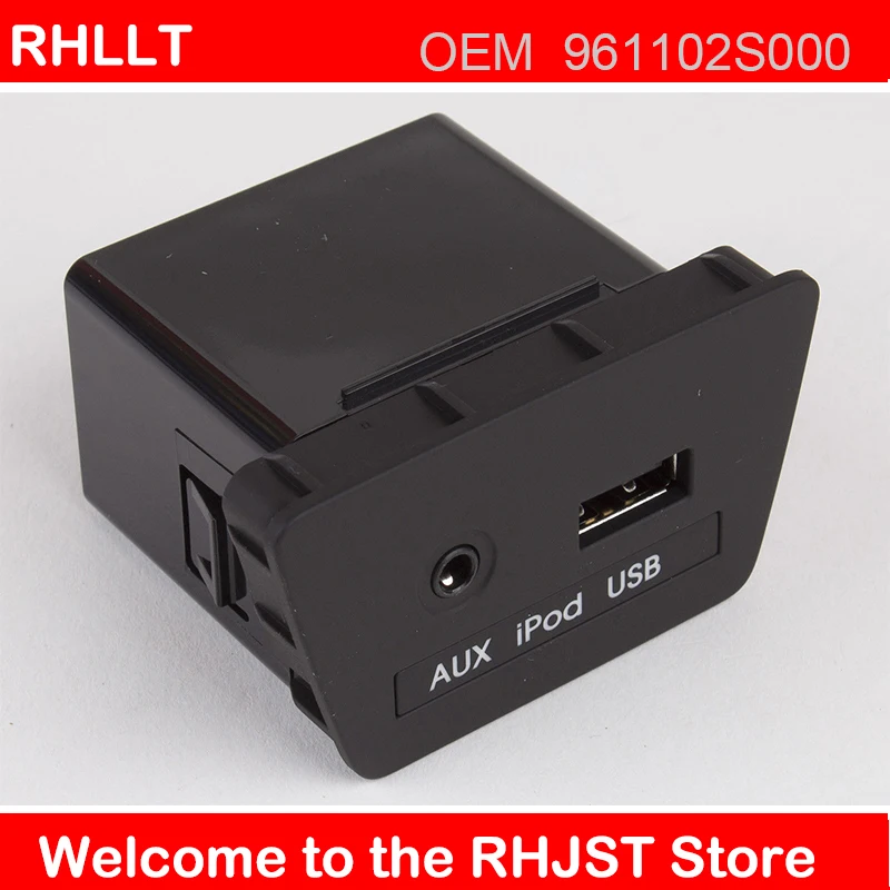 Натуральная AUX USB модуль с разъёмом типа Джек OEM 961102S000TAN 1EA для hyundai Tucson ix35 2011 2012 2013