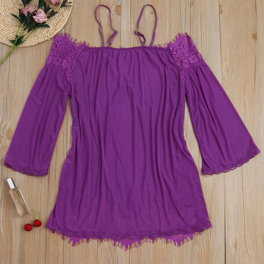 Мода для взрослых женское нижнее белье сексуальное девочек ночная сорочка